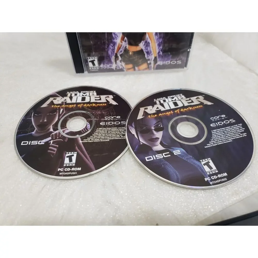 Video Game PC Tomb Raider‎ the Angel of Darkness Laura Croft